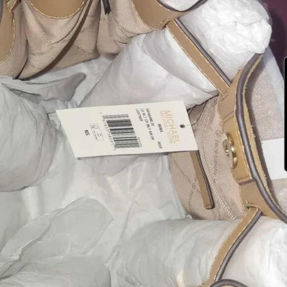 Michael Kors Mina Large Suede Chain Shoulder Bag - Picture 3 of 16